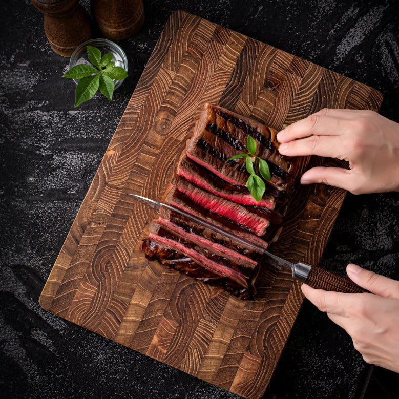 Professional End Grain Solid Wood Cutting Board